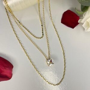 Mix de colares em ouro